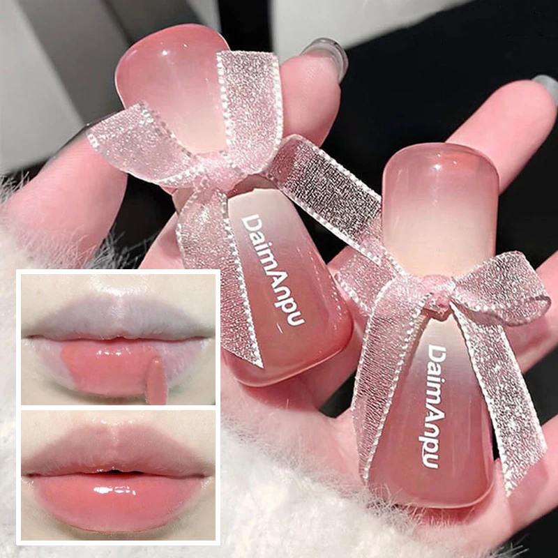 Spiegel Wasser Licht Lip Gloss Feuchtigkeitsspendende Anhaltende Glanz Flüssigen Lippenstift Wasserdicht Kristall Gelee Sexy Lip Tint Koreanische Kosmetik