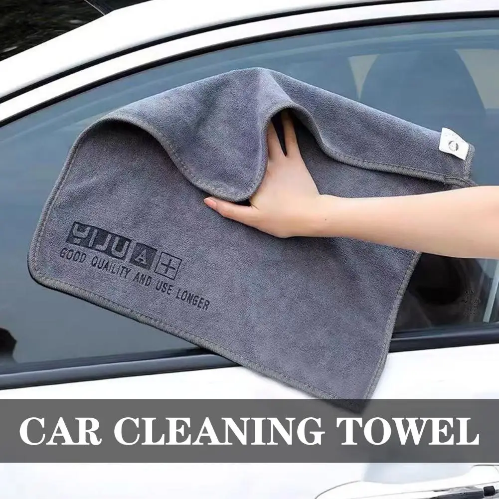 Excellent Wide Application Wear-resistant Double-faced Microfiber Car Cleaning Towel Thick Auto Wash Towel for Kitchen