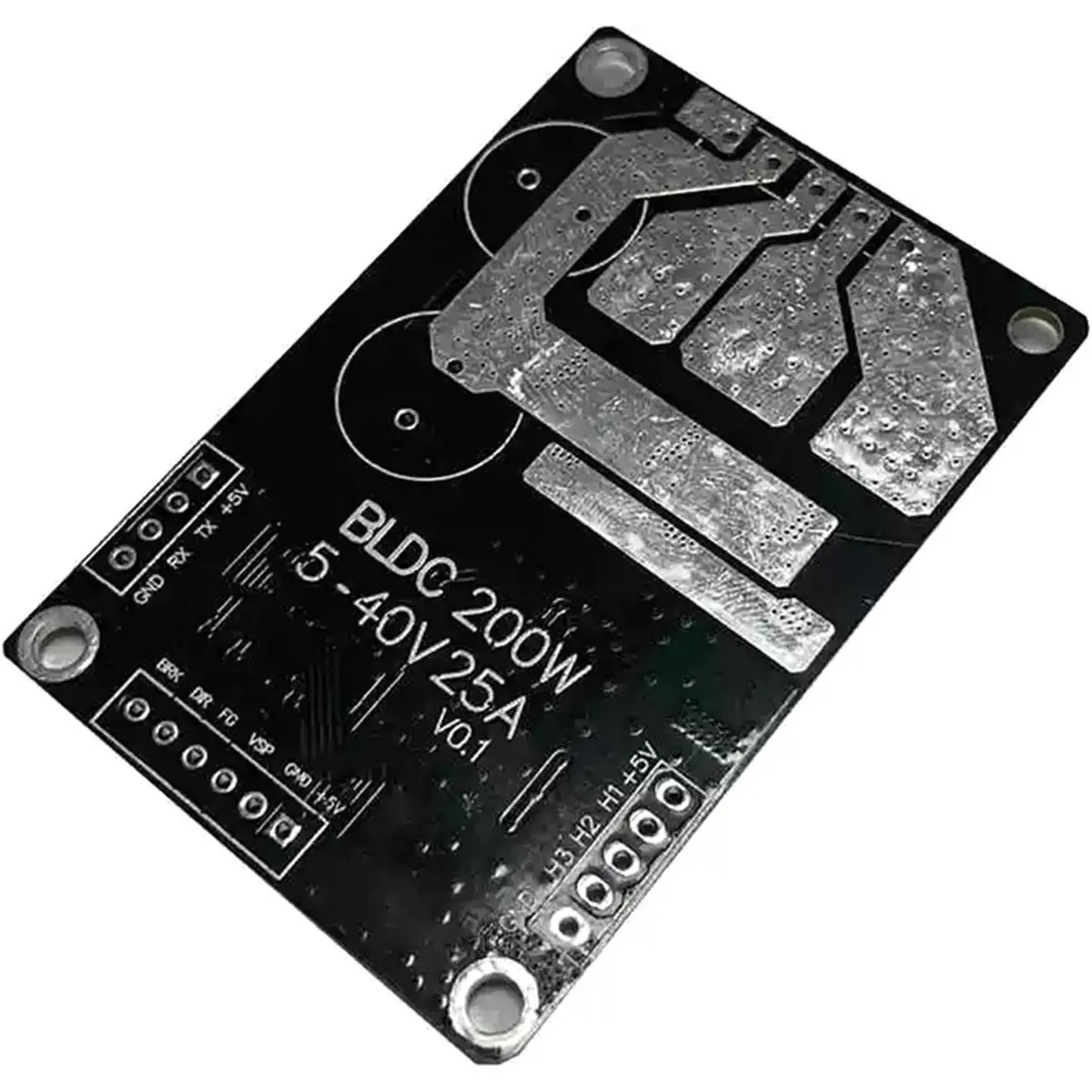 5-40 V 200 W BLDC Three-Phase Brushless Controller, Sensorless Motor Driver for Industrial Equipment and Electric Tool