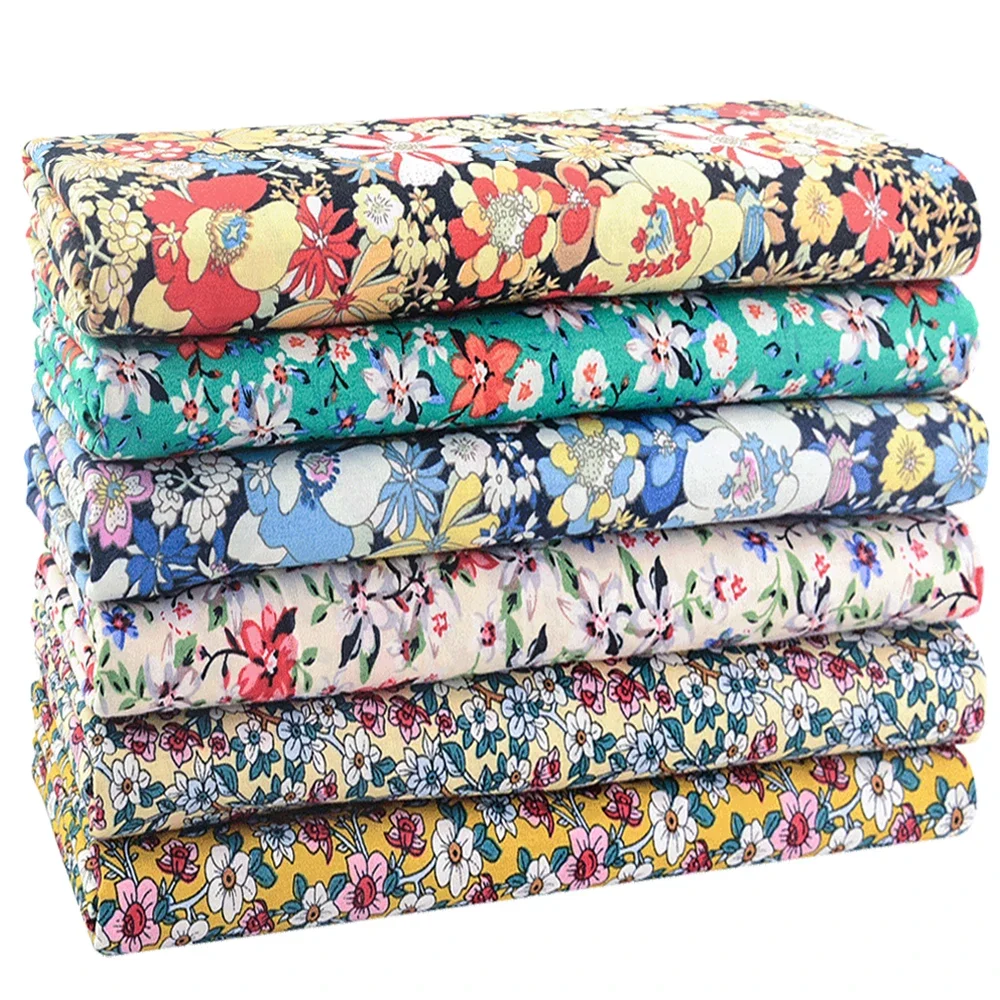 Popeline-Baumwollstoff für Handarbeiten, Patchwork, Paisley-Scroll, Fat Quarter, bedruckt, DIY, Nähen, Handwerk, Quilten, 5–7 Stück – Detail 8