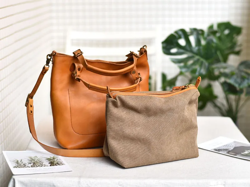 Sac à Main en Cuir group pour Femme, Sacoche Décontractée, Simple, Vintage, de Haute Qualité, de Luxe, à Bandoulière