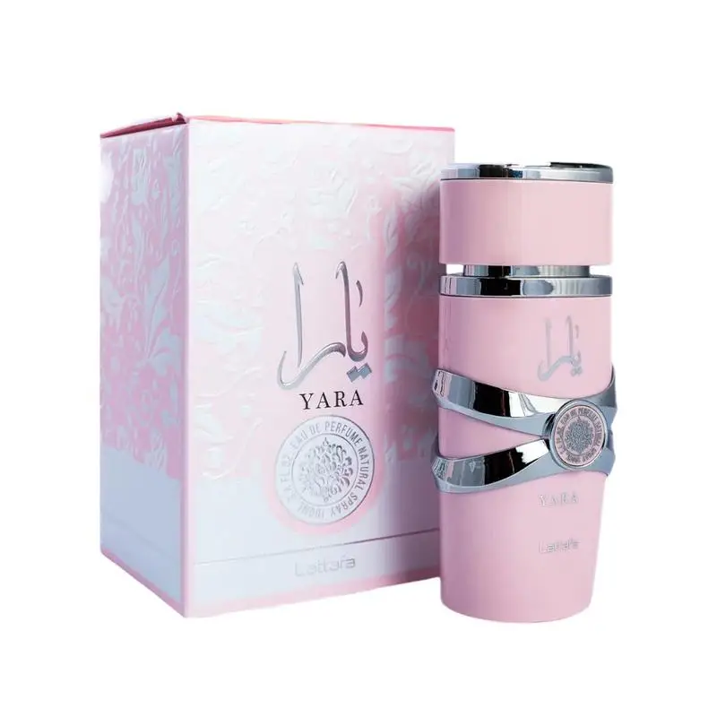 بخاخ عطر لاتافا يارا 100 مل، تواليت أو دو للسيدات، كولونيا، زهور تدوم طويلاً، عطر فانيلابورفومي للنساء
