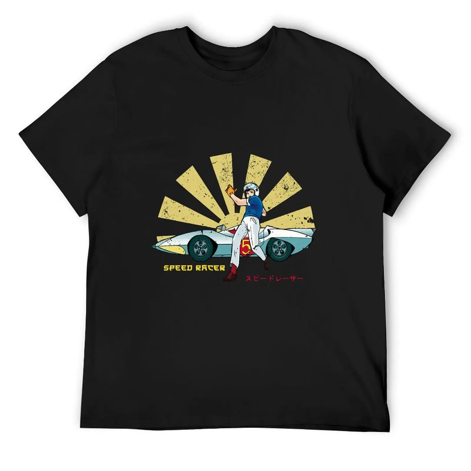 

Speed Racer Retro Japanese T-Shirt funny shirt cotton Luxury man sweat T-shirt men