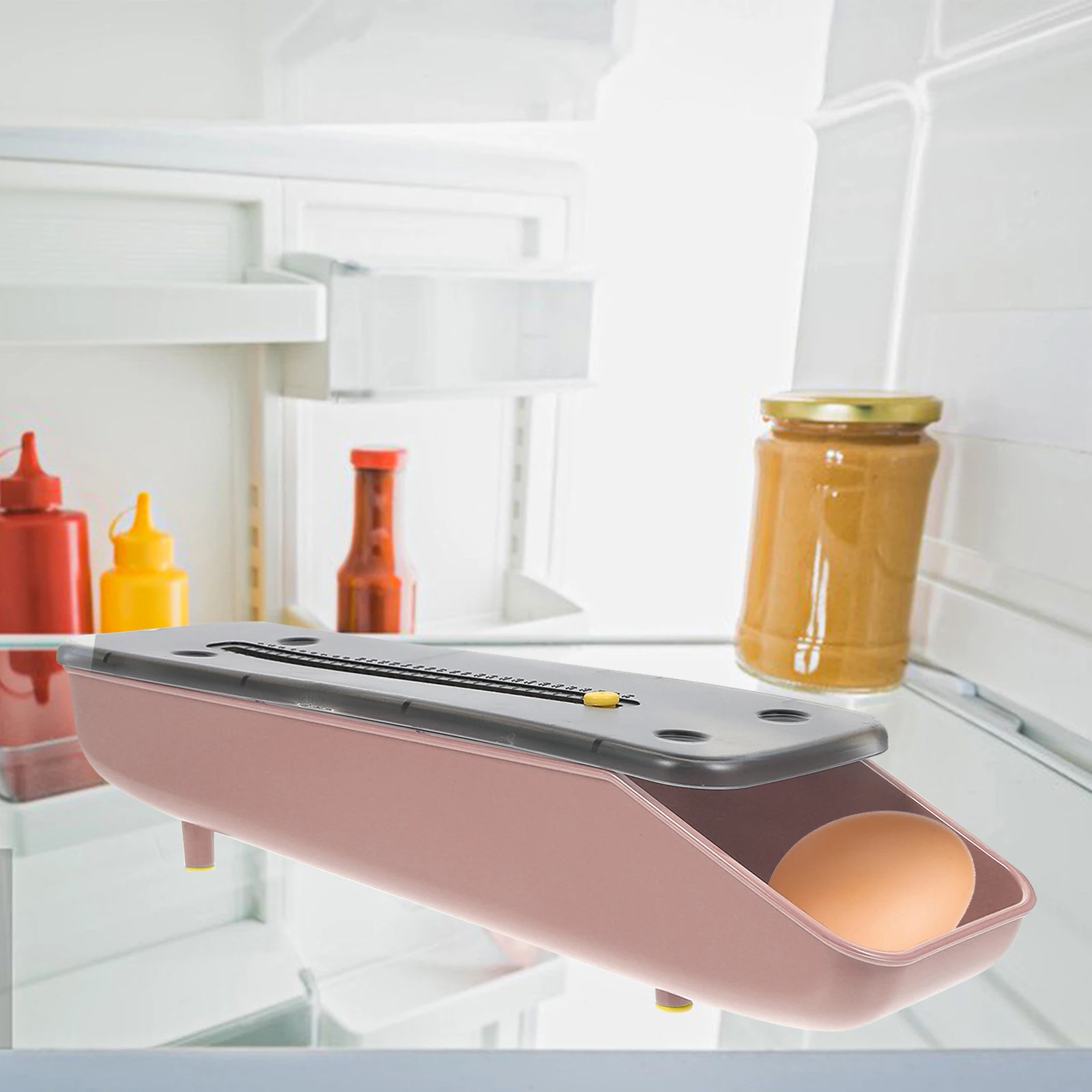 

Plastic Egg Box ganizer Box for Refrigerator Durable Quality Groove Design Egg Carton Container Storage