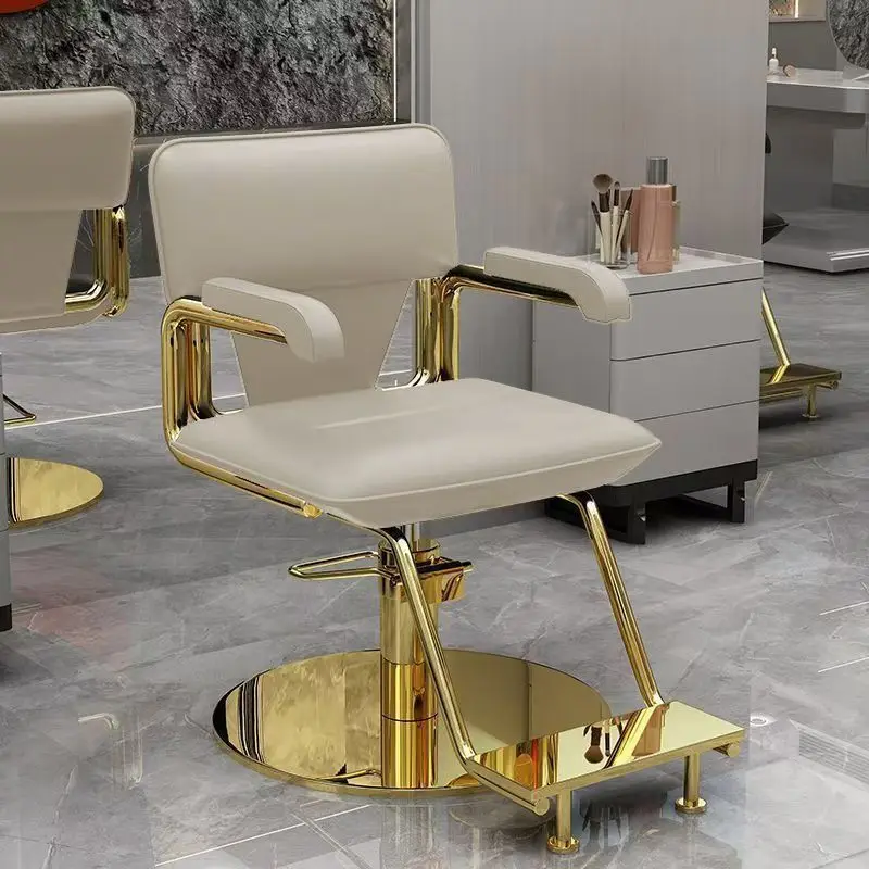 

JH-Modern Hairdressing Armrest Professional Lifting Swivel Styling Salon Furniture Barber Chair^