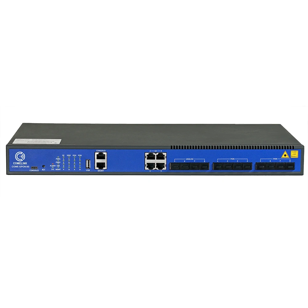 

KEXINT FTTH 10 Gigabit Ethernet 8 Port 1 U GPON OLT Compatible with Various Types of ONT