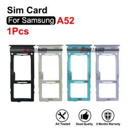 For Samsung Galaxy A52 Sim Card Sim Tray MicroSD Holder Slot Replacement Parts