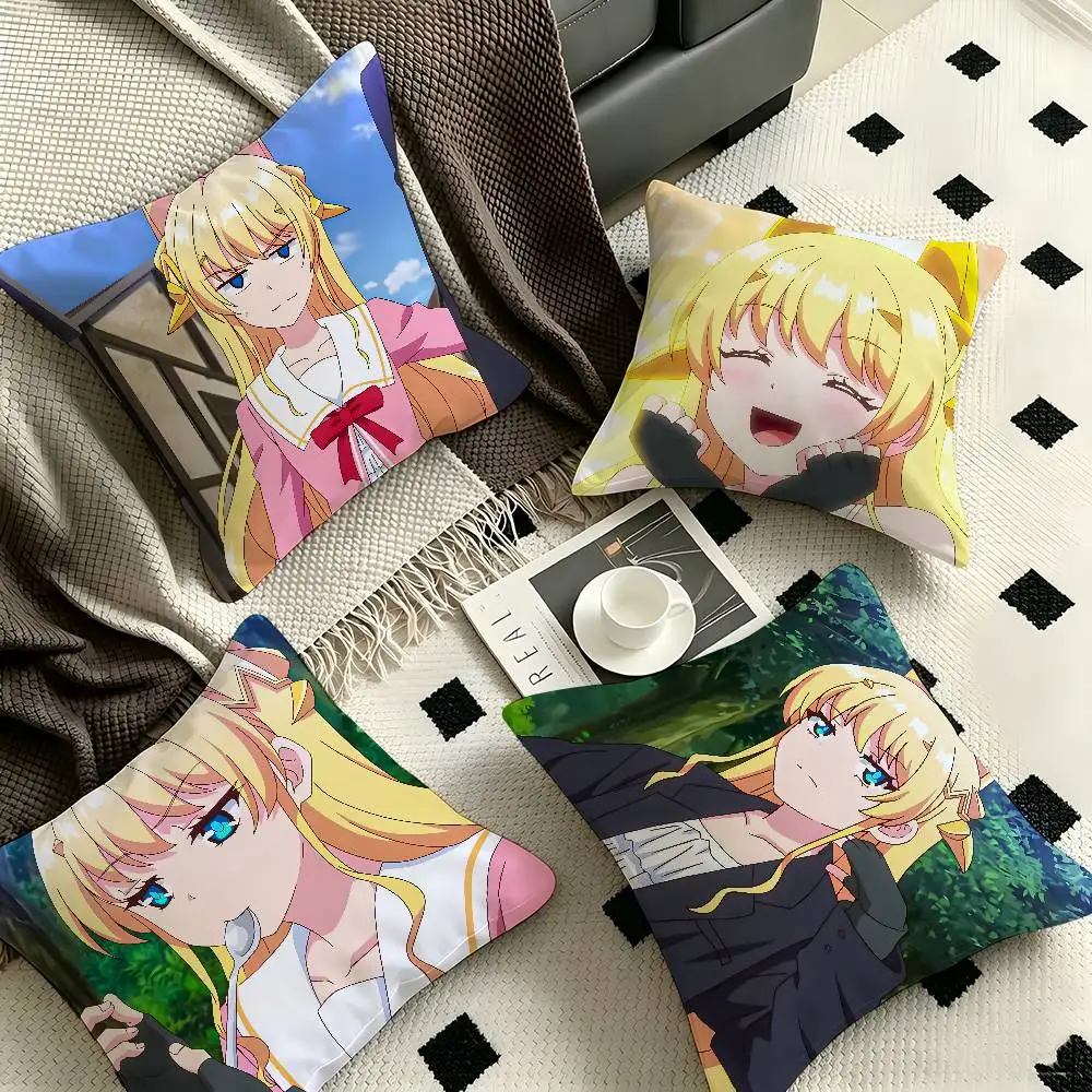 Hinata Tachibana Anime Characters Pillow Case Fashion Square Pillowcase Bedroom Sofa Room Ins Decoration Leisure