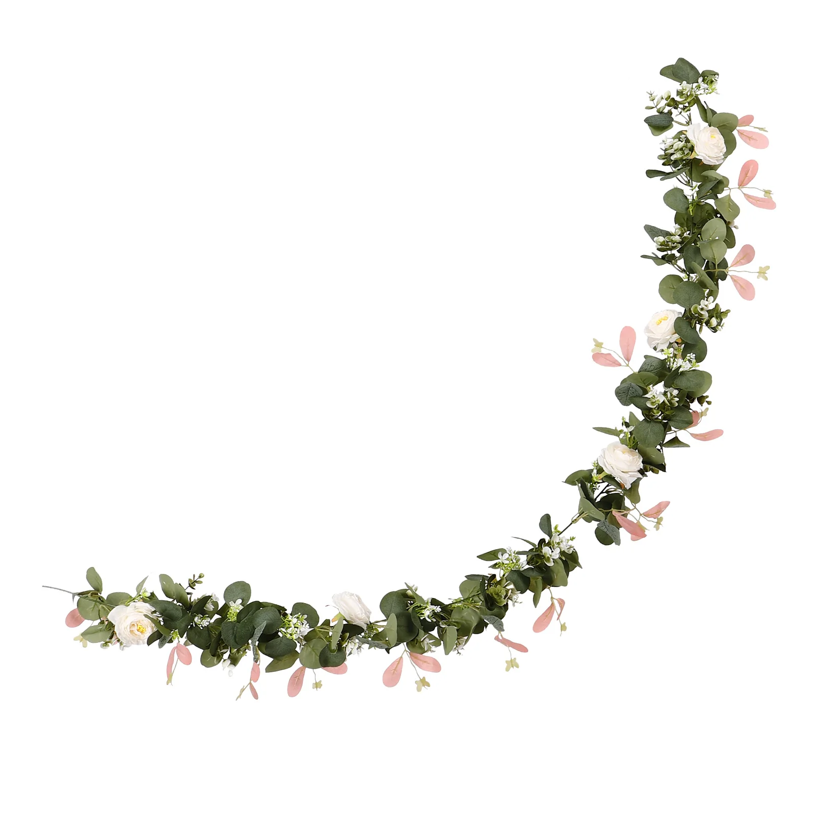 

Artificial Rose Vine Garland Fake Flower Wedding Home Decorative Vine Imitation Floral Garland Realistic Flower Garlands