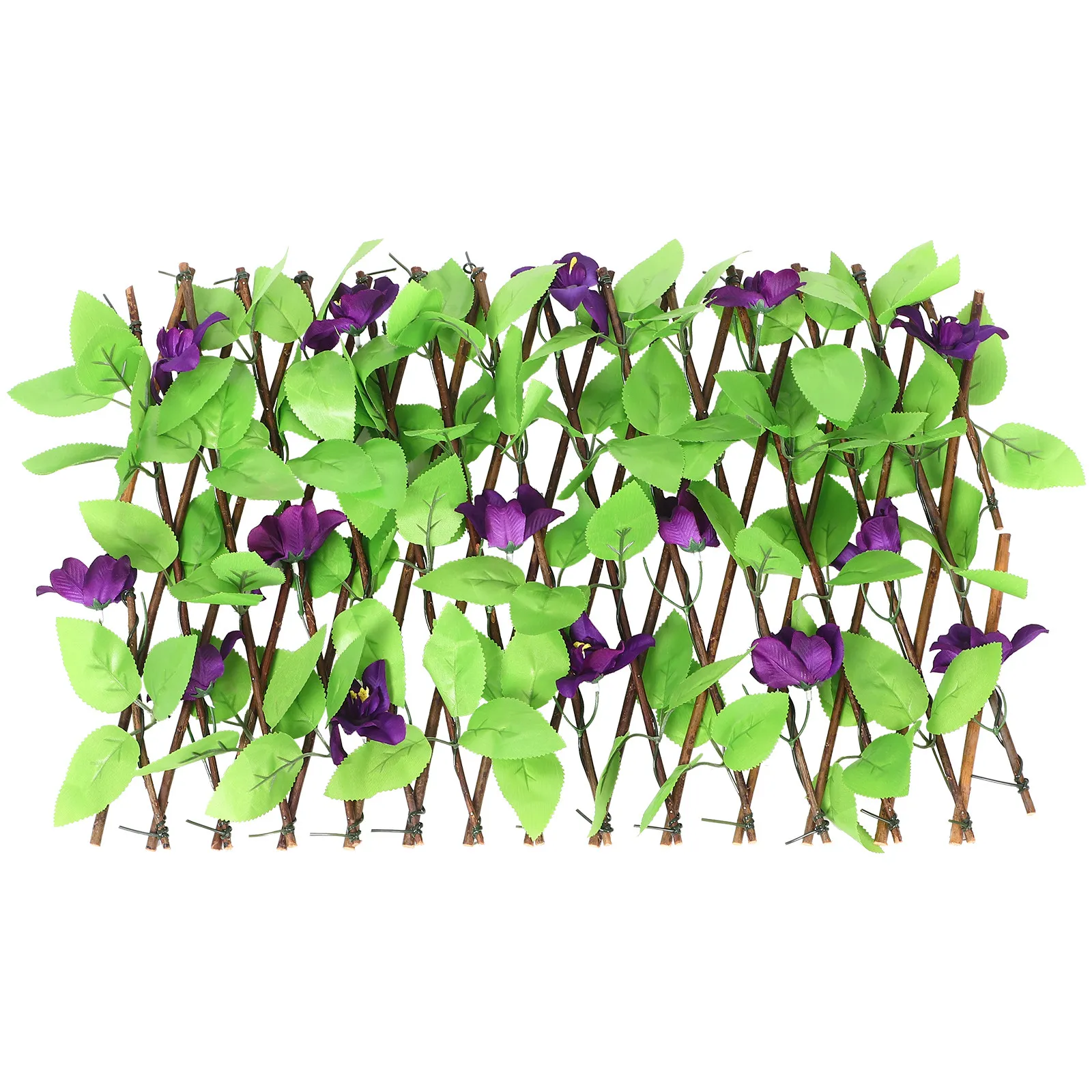 

Garden Fence Decorative Artificial Leaf Outdoor Landscape Edging Fence for Flowerbed Border Courtyard Partition Lawn and Yard