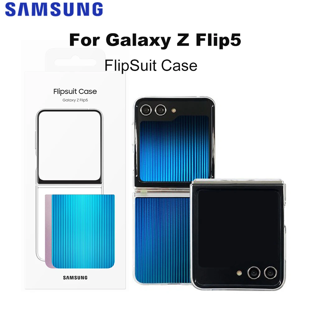 

Original For Samsung Galaxy Z Flip5 FlipSuit Case Z Flip5 Smartphone Cover EF-ZF731