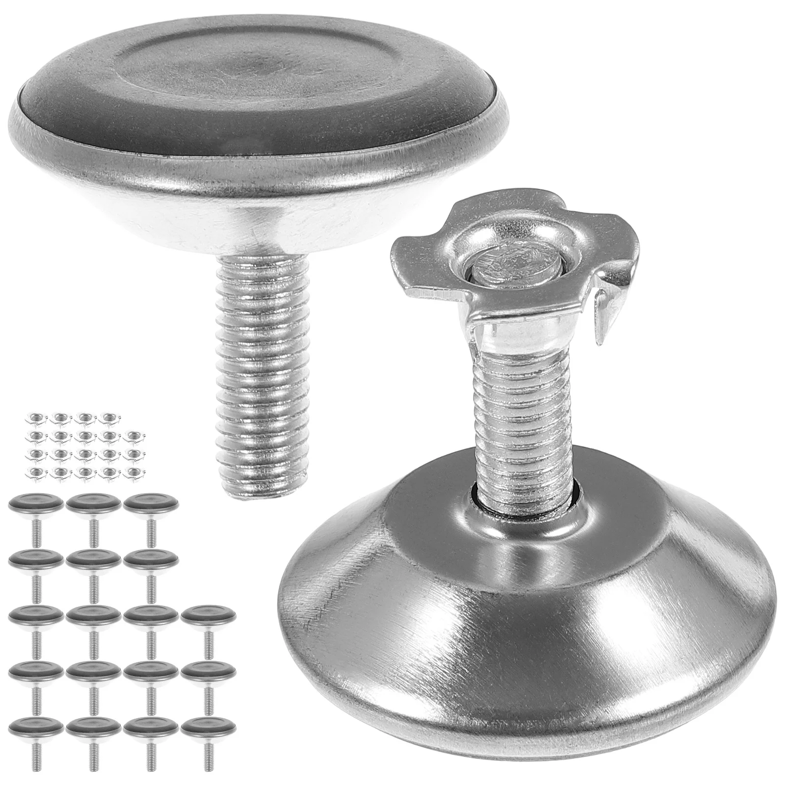 

20 set Table Pads Furniture Leg Levelers For Tables Furniture Leveling Legs Table Chair Sofa Bed Glide Levelers