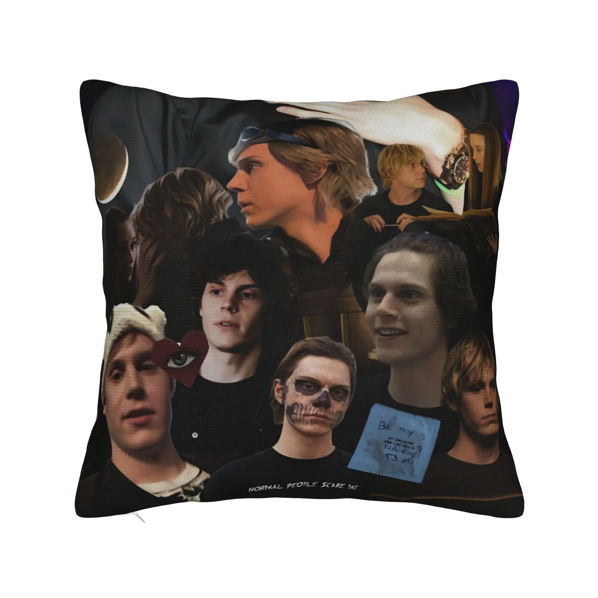 Moody Evan Peters Dark Stage Shot Pillow Case  Custom Pillow Cover Cute Funny Cushion Cover For Sofa Bedroom Home Decor