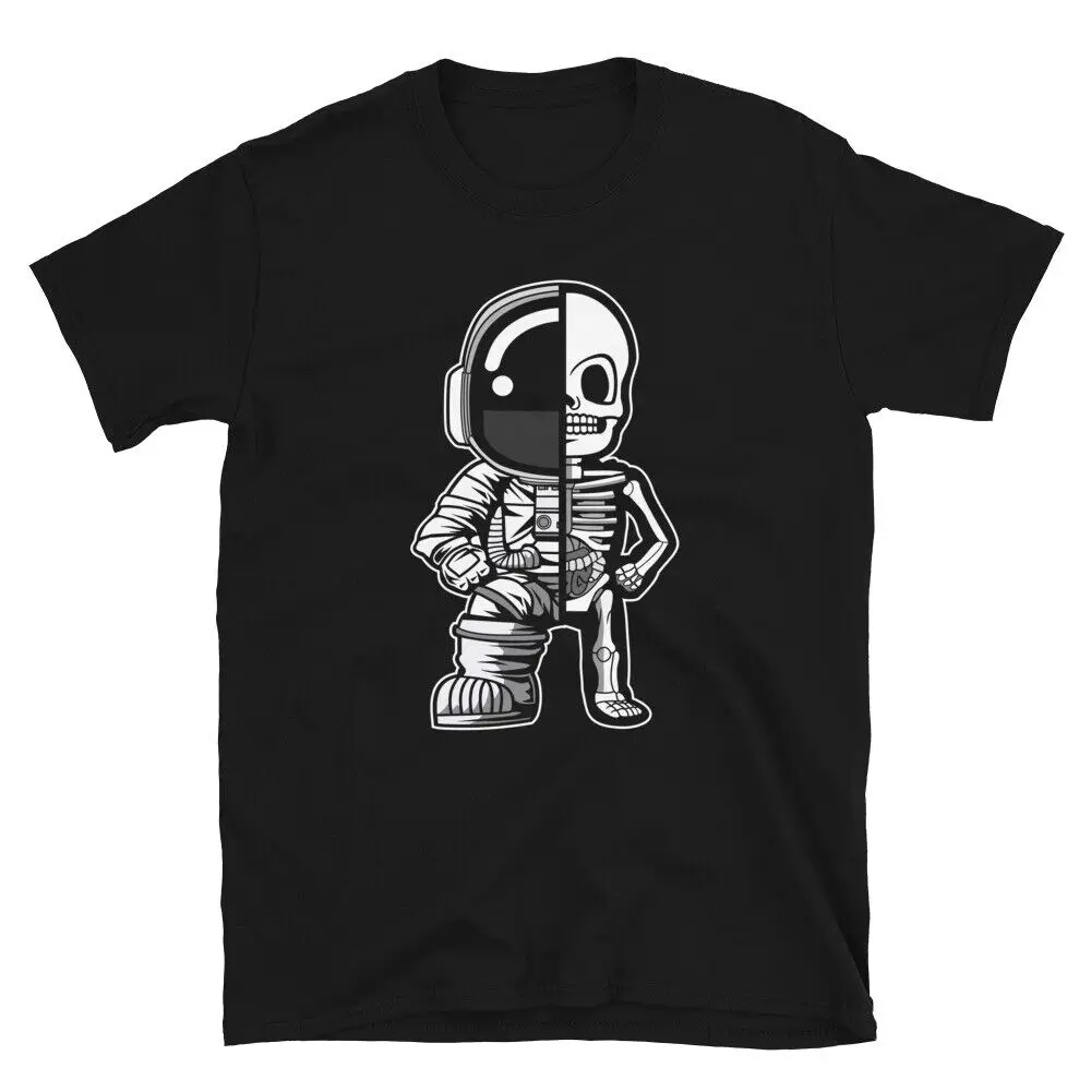 

Astronaut Skeleton Funny Cartoon Short-Sleeve Party T-Shirt Novelty Gift