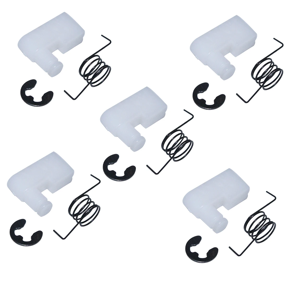 

Flywheel Starter Pawl & Spring & Clip Kit 5Pcs Replace Part for Chainsaw 4500/5200/5800/43CC/45CC