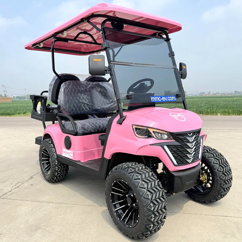 MMC Hot Selling Honoured Guest Private Club Electric Mini Car Wholesale Price 4+2 Seat AC Motor Touch Screen Electric Golf Cart