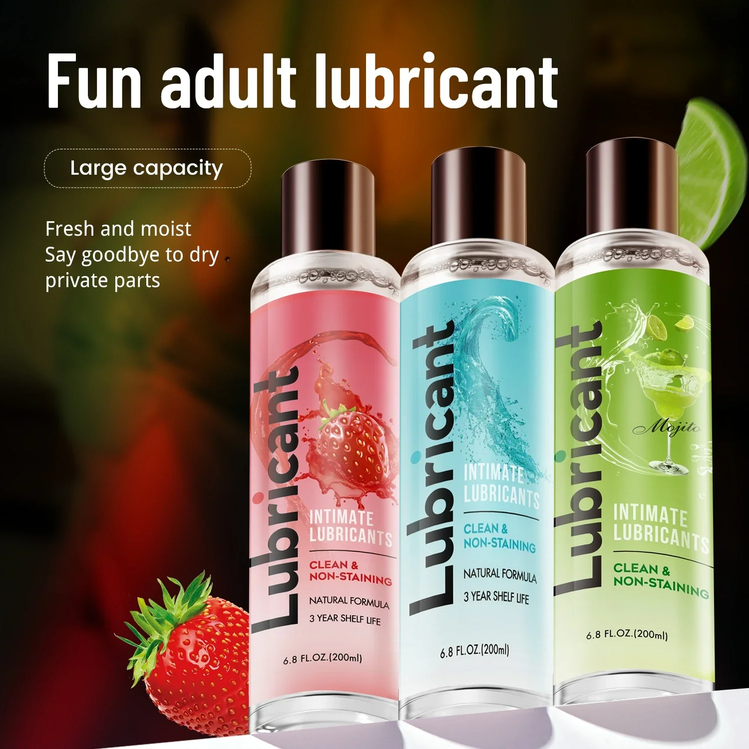 Lubrificantes anais à base de água para mulheres, sessão de sexo, Love Gel Exciter, lubrificantes, 200ml