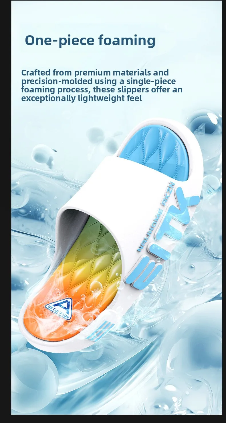 Pantuflas para Hombre 2025, Suela Gruesa, Antideslizantes, para Interiores, Baño, Ducha, Estudiantes, Cómodas, Material PVC