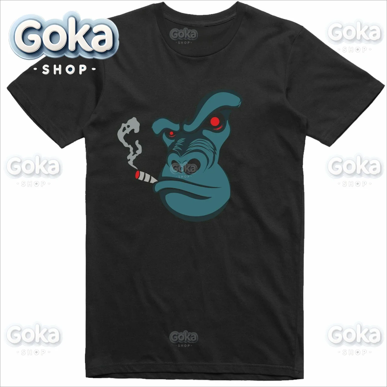 Gorilla Gangsta Graphic T Shirts Mens Clothing New in Tops & Tees Cotton Women Printed T-shirt Y2K Clothes Cute Funny Tshirt