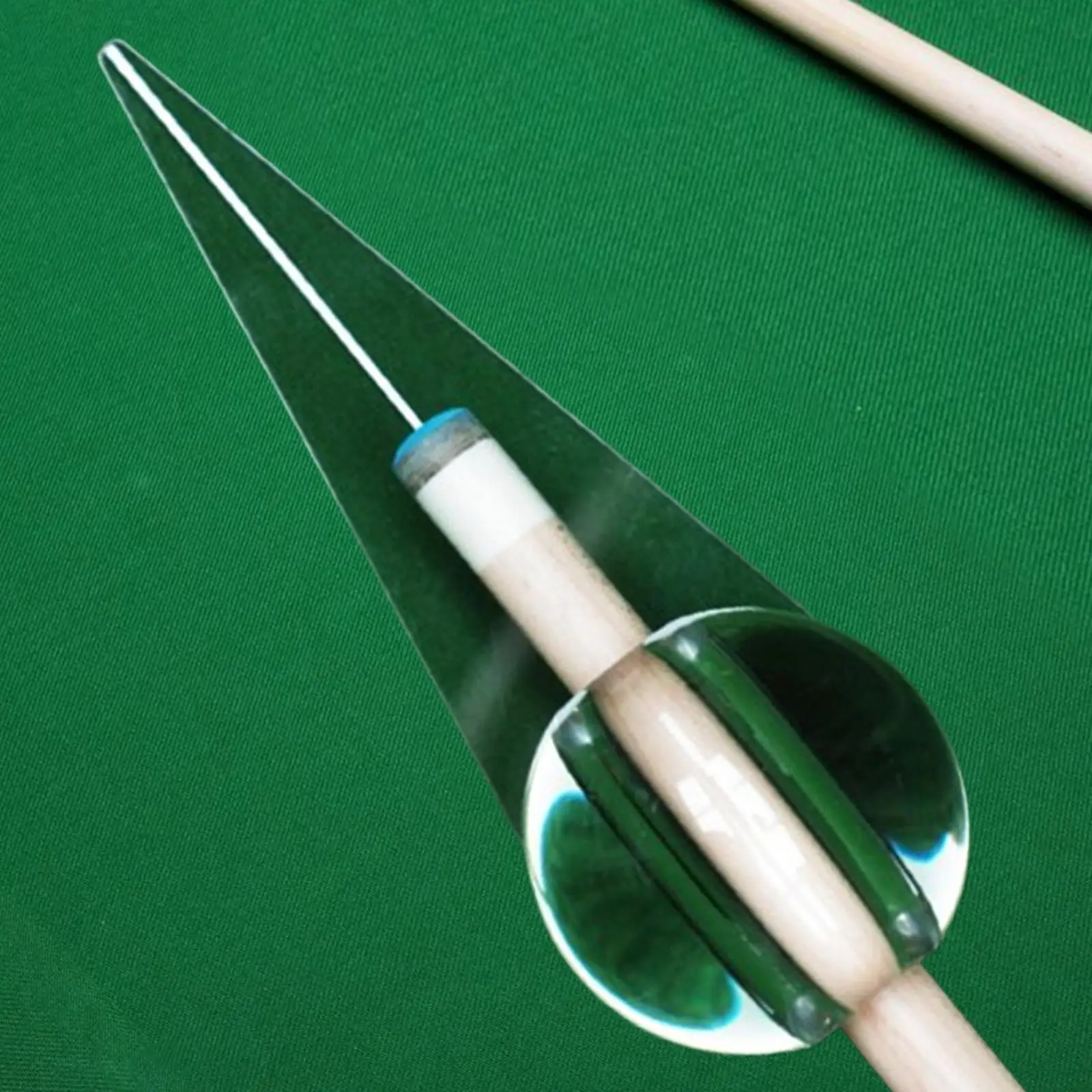

Snooker Cue Hitting Acrylic Stroke Trainer Billiard Glove for Right Hand Billiard Supplies for Table Practice Skill Improvement