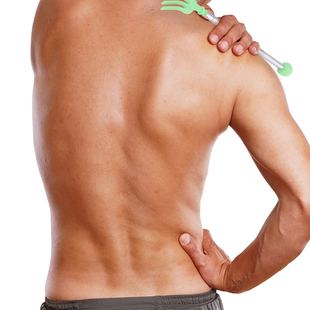 

5 шт., выдвижной инструмент для скребка для спины, инструмент для облегчения зуда, удобный, прочный, легкий, простой в хранении инструмент для скребка спины