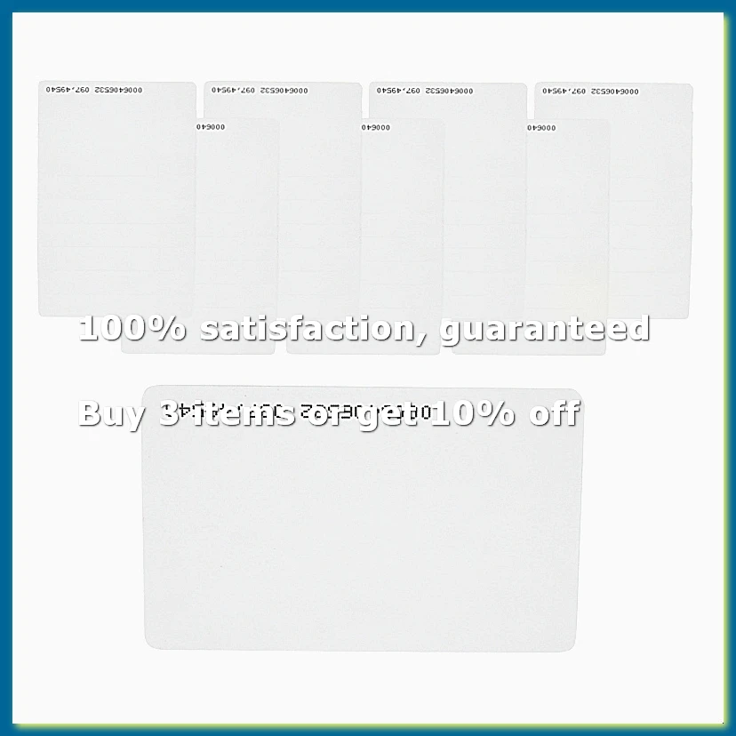 50Pcs Access Control Card RFID Card 125KHz EM4100 TK4100 Smart Proximity Card RFID Tag Key for Access Control Key-DTB3
