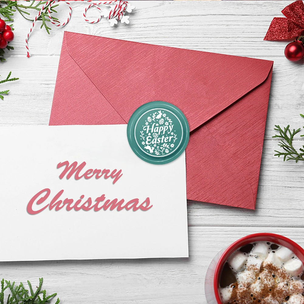 Easter Wax Seal Stamp Diy Craft Supplies Scrapbooking Christmas Wedding Invitation for Decoration Wine Bags, Notebooks, Gifts image 2