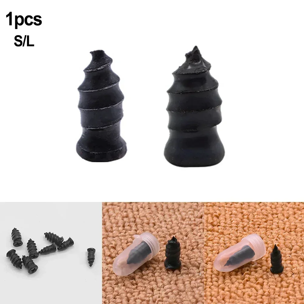 5/10pcs Car Tire Patch Vacuum Tire Repair Nail Rubber Screw Tool Two Sizes Tubeless Wheel Repairs Punctures Kit