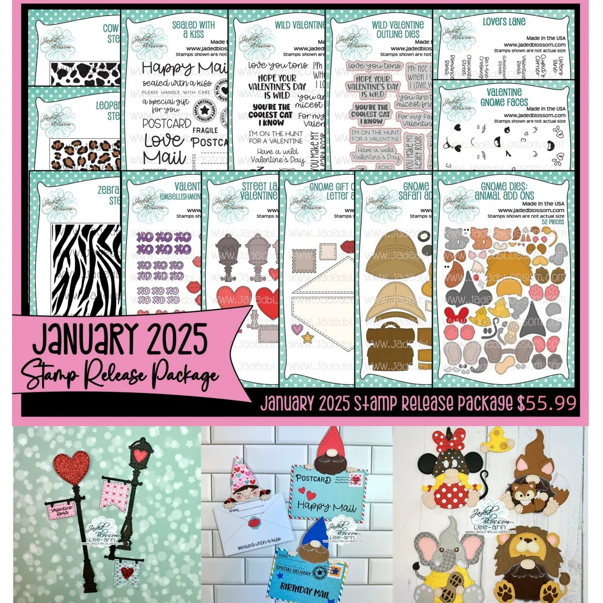 

Gnome Safari Animal Add Ons Metal Cutting Dies Clear Stamps Leopard Print Stencil DIY Decorating Scrapbook Card