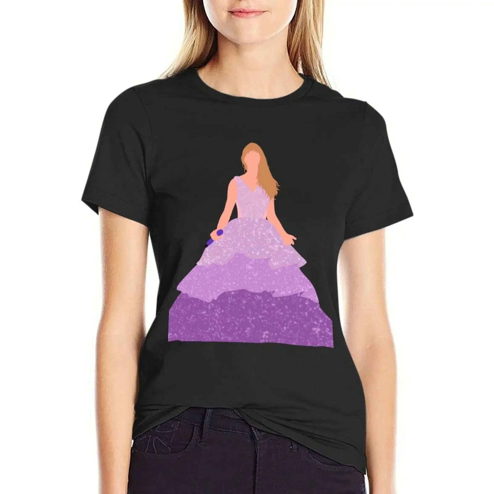 

speak now long live dress T-Shirt summer top Aesthetic clothing plus size tops spring clothes Women 2025