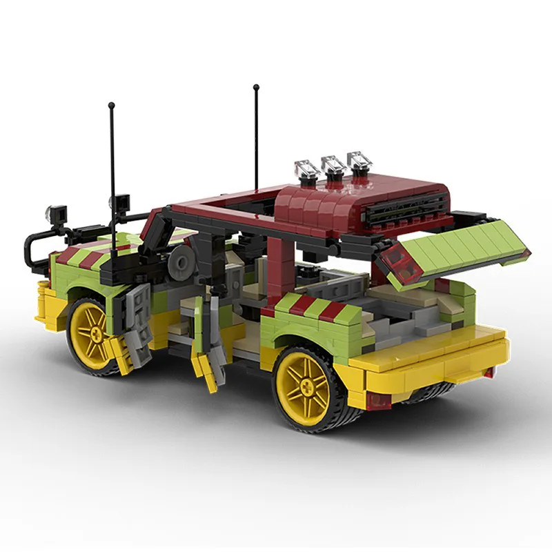 MOC Park Exploration Vehicle Model Building Blocks Movies Camouflages car Bricks DIY Assembled  Toy For Childrens Gift