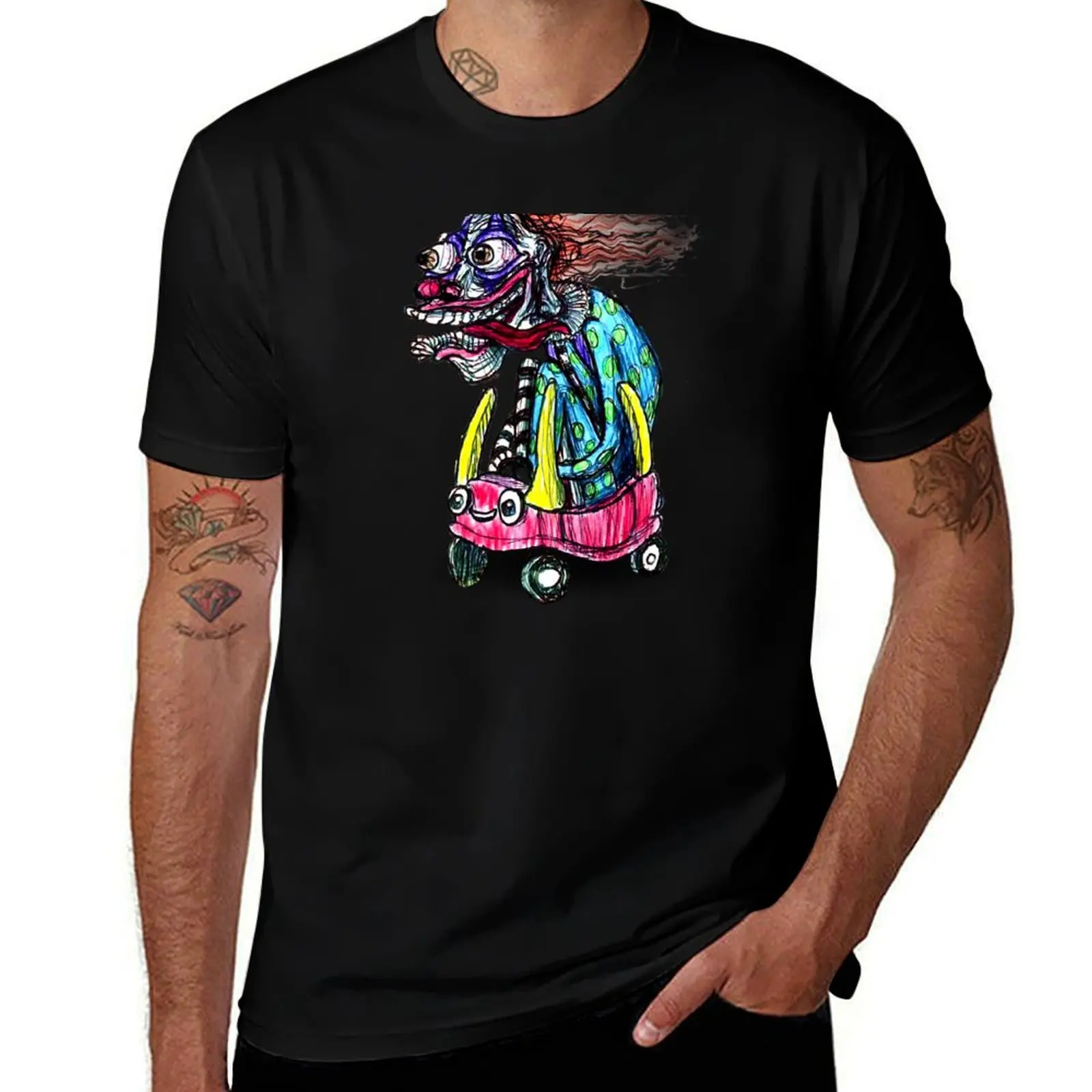 

Kool Klown Shirt T-Shirt quick drying summer top oversizeds mens fashion