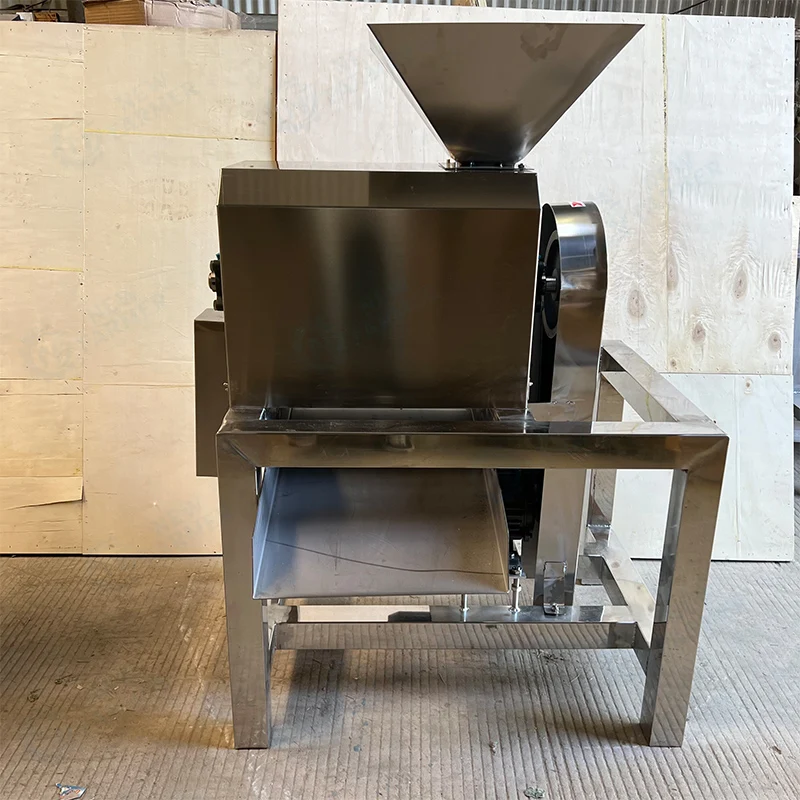 Fruit Vegetable Puree Juice Press Squeezer Pulping Processing Machine Stainless Steel Crusher Screw Apple Lemon Juicer