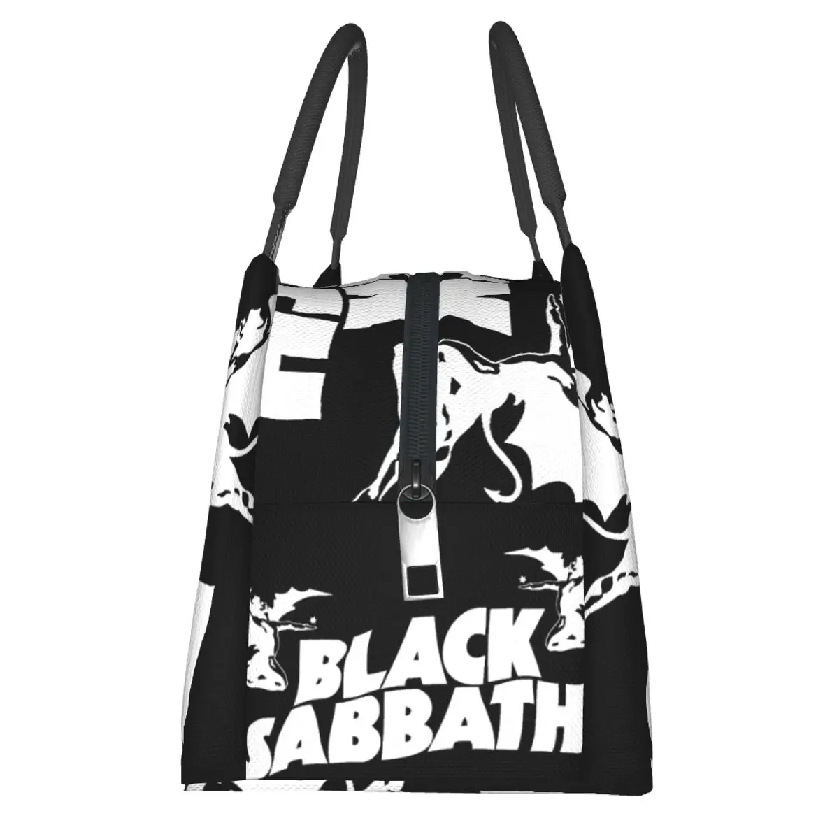 Black Sabbathe Portable insulation bag for Cooler Thermal Food Office Pinic Container
