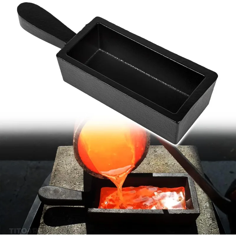 

Gold bar cast iron ingot mold, very suitable for customized smelting, casting, refining brass precious metals