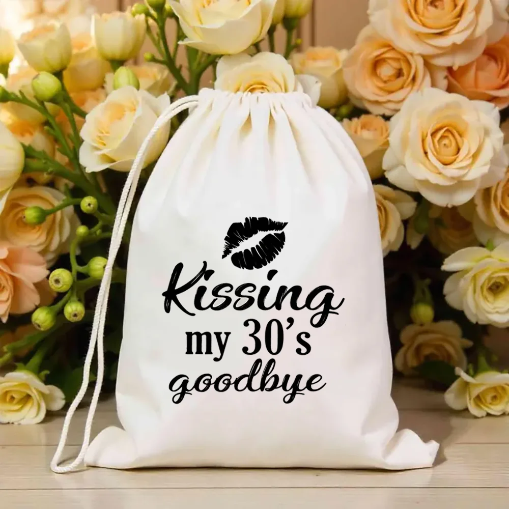 

5Pcs Kissing My 30th Goodbye Gift Bags Birthday Party Exquisite Favor Hangover Recovery Kit 30 Years Old Aged To Perfection Bag