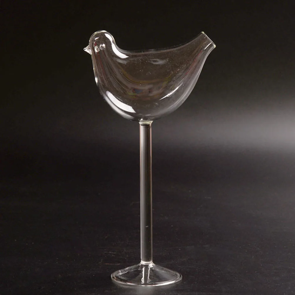

3Pcs Bird Shaped Wine Glasses Unique Style Cocktail Glass for Whiskey Vodka Spirits Christmas Gift Creative Bird Glass