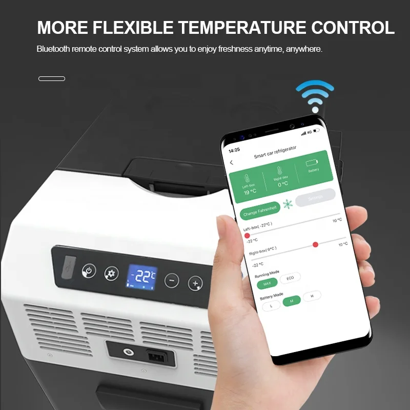 Mini Frigorifero Portatile per Auto a Risparmio Energetico, Refrigeratore per Cibo e Bevande, Frigo da Viaggio