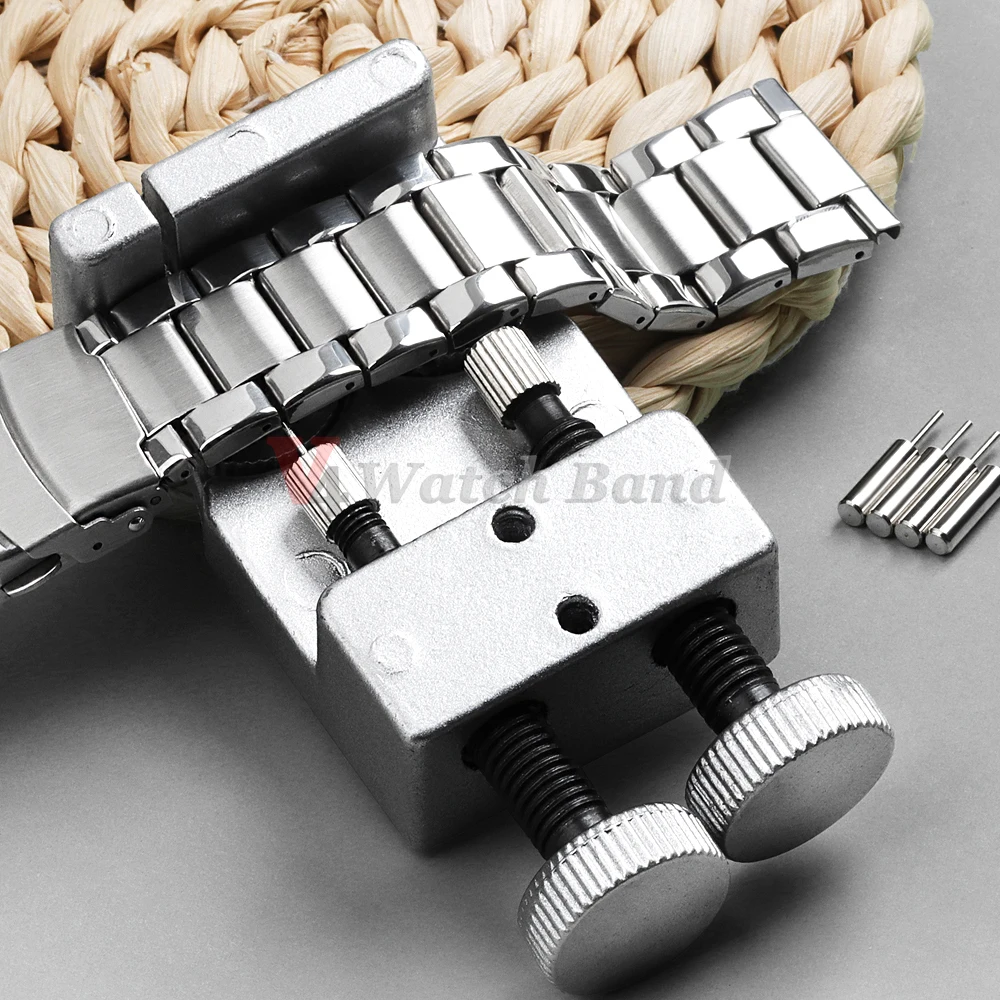All Metal Adjustable Watch Tool for Apple Samsung Watch Adjustable Remover Kit Remove Metal Strap Bracelet Link Pin Repair Tool