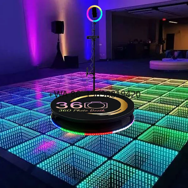 

Магнитный золотой неоновый сенсорный светодиодный танцевальный пол Flight-Case-For-Dance-Floor: портативный детский энергетический LED-танцевальный пол в металлическом корпусе