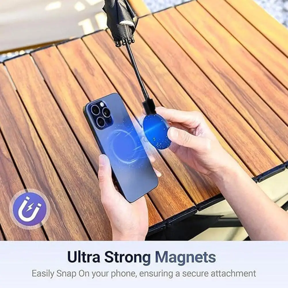 

Magnetic Phone Umbrella For IPhone,Android Smartphone Sun Shade Cover New Magnetic Retractable Mobile Phone Umbrella Stand K5G8
