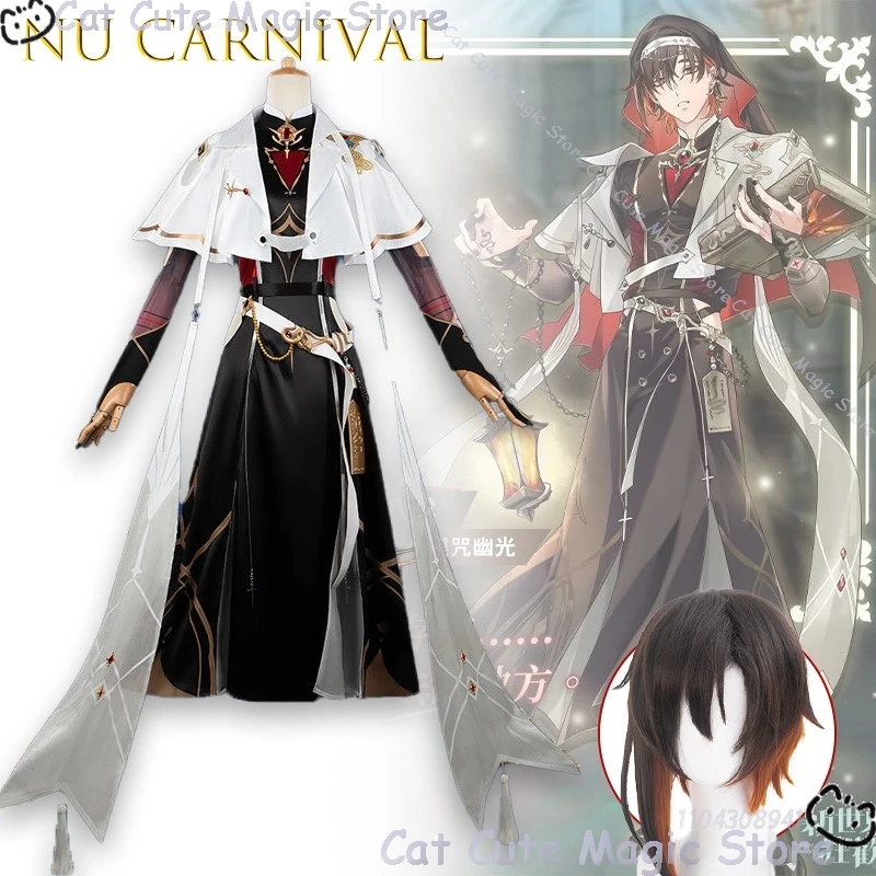 

Anime Nu Carnival Yakumo Antique Game Handsome Uniform Cosplay Costume Halloween Party Outfit Custom Any Size Carnival Suit‌