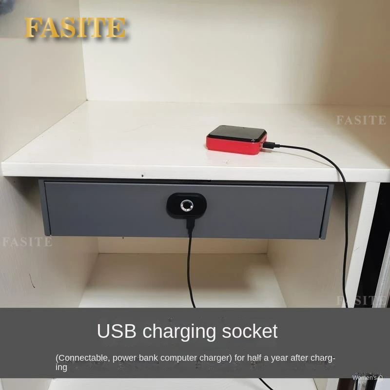 Ceiling Bluetooth Fingerprint Password Drawer Safe Office Home Wardrobe Hidden Safe Smart