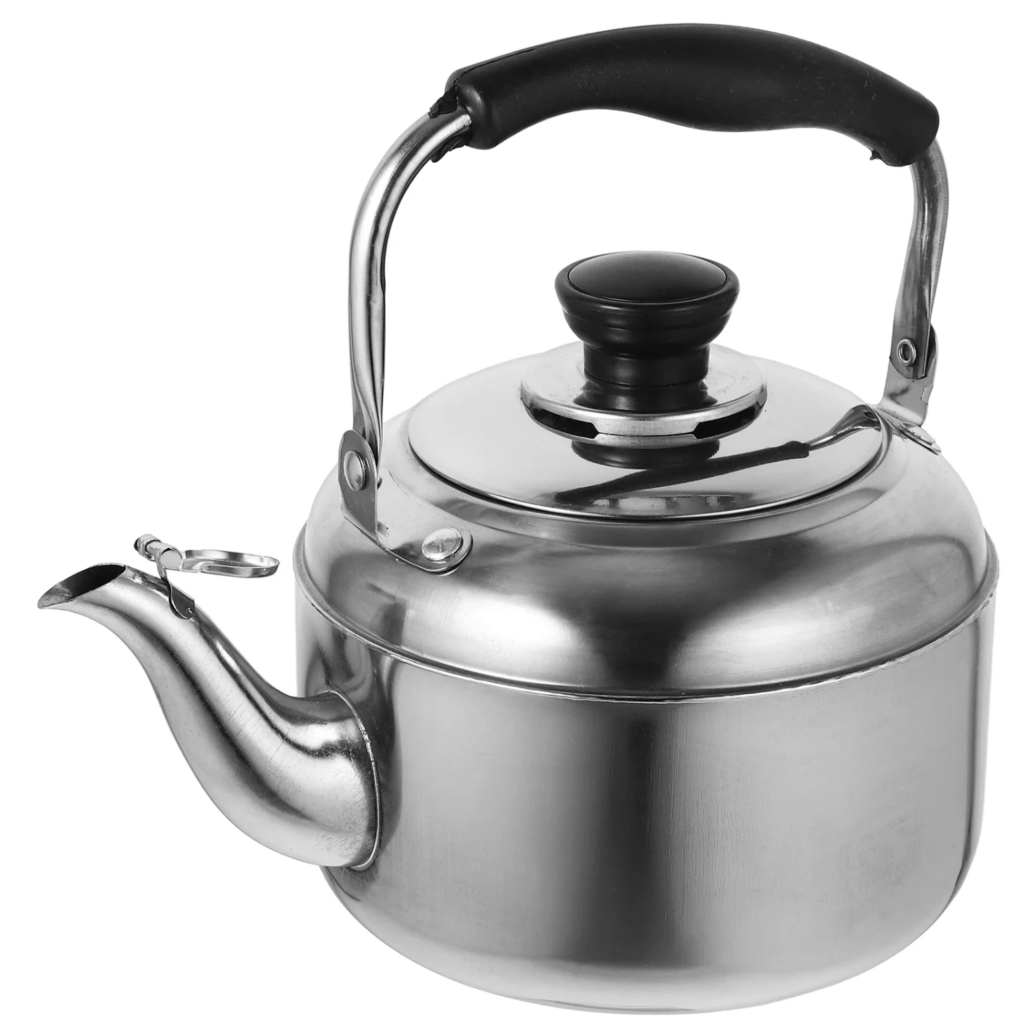 Stainless Steel Whistling Stove Kettle Tea Pot for Hot Boiling Water Gas Induction Camping - Durable Stainless Steel Teapot for 