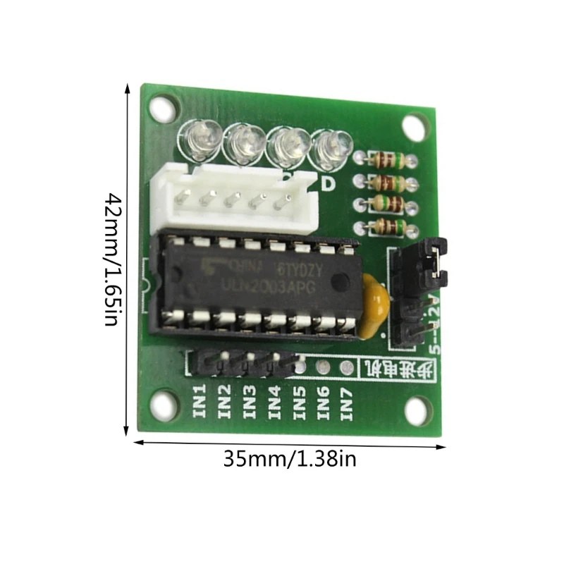 2023 New Motor Driver,ULN2003 Driver Board Stepping Module for 4 Phrase Stepper Motor ULN2003 Driver Test Module