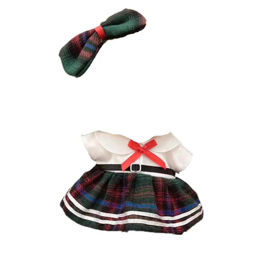 

Princess Skirt 20cm Cotton Doll Dress DIY Clothing Academic Style No Attributes Dolls Clothes Dress Up Lovely Plush Doll Clothes