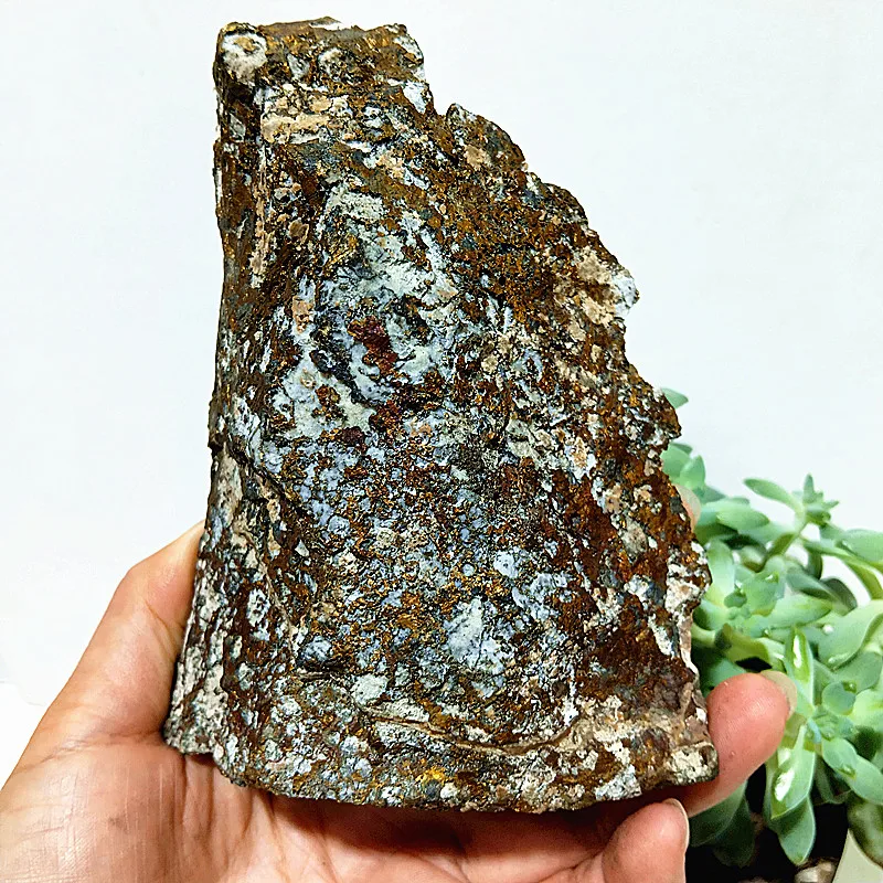 Natural stone Bornite Sparkling Mineral Specimen Raw Ore Energy Energy Feng Shui Crystal Room Decoration