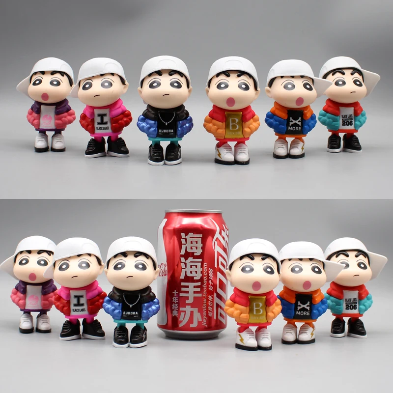 9,5 cm Nohara Shinnosuke Figur GK Crayon Shin-chan Action-figuren Baseball Kleidung Anime PVC Sammlung Modell Ornament spielzeug