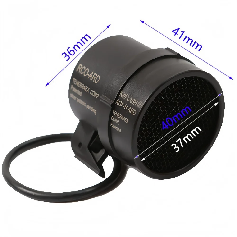 Tactical ACOG  Scope Cover Protector Cap Metal Mesh For  4X32 1x32 Red Dot Sight Lens Protector for Rifle Hunting  Rail Cove
