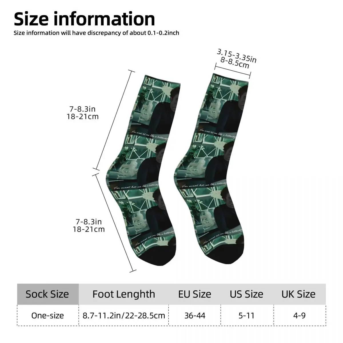 Women Men Socks Twilight Saga Movie Edward Bella Stockings Winter Korean Soft Breathable Socks Design Running Sports Slip Socks